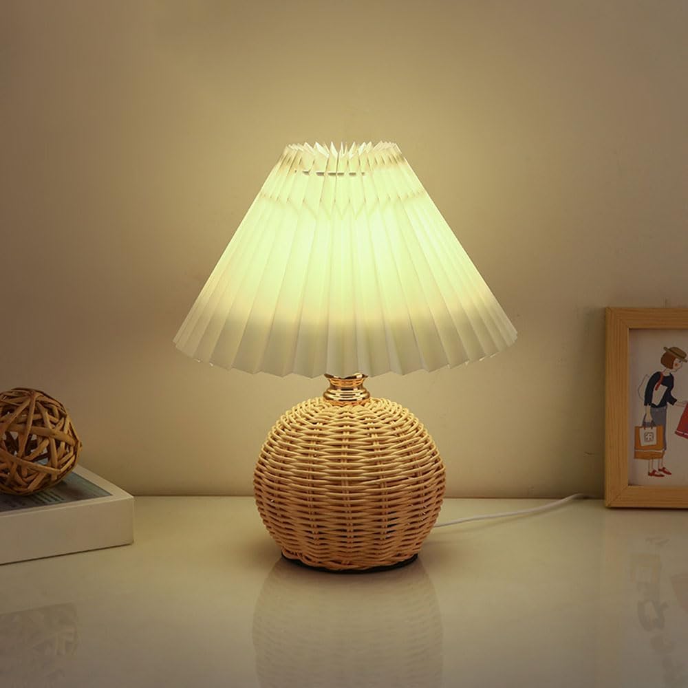 Outdoor Furniture Sale - SCKDAY LED geplooide tafellamp met rotan