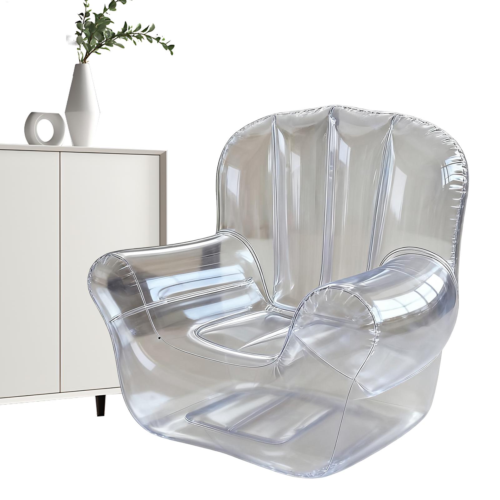 Outdoor Furniture Sales - Verdikte transparante bank PVC opblaasbare bank