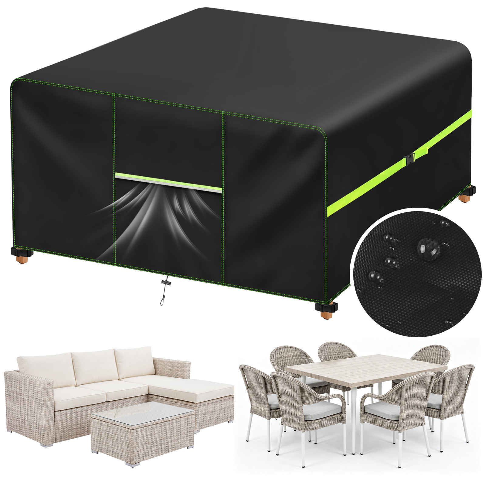 Outdoor Furniture Sale - Tuinmeubelhoes met ventilatieopening Waterdichte patio rotan