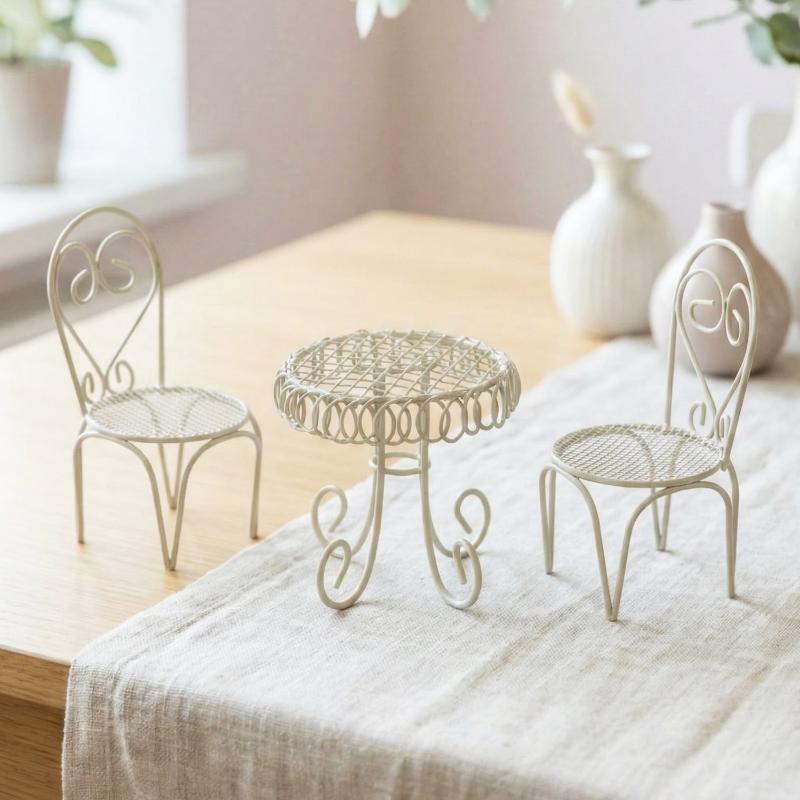 Outdoor Furniture Sales - 1/3 stuks poppenhuis tuin display ornament