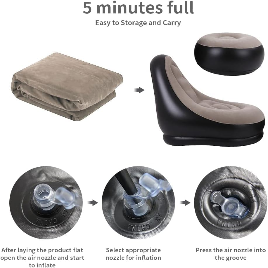2 stuks luie bank opblaasbare  - Outdoor Furniture Sale recensie en prijs