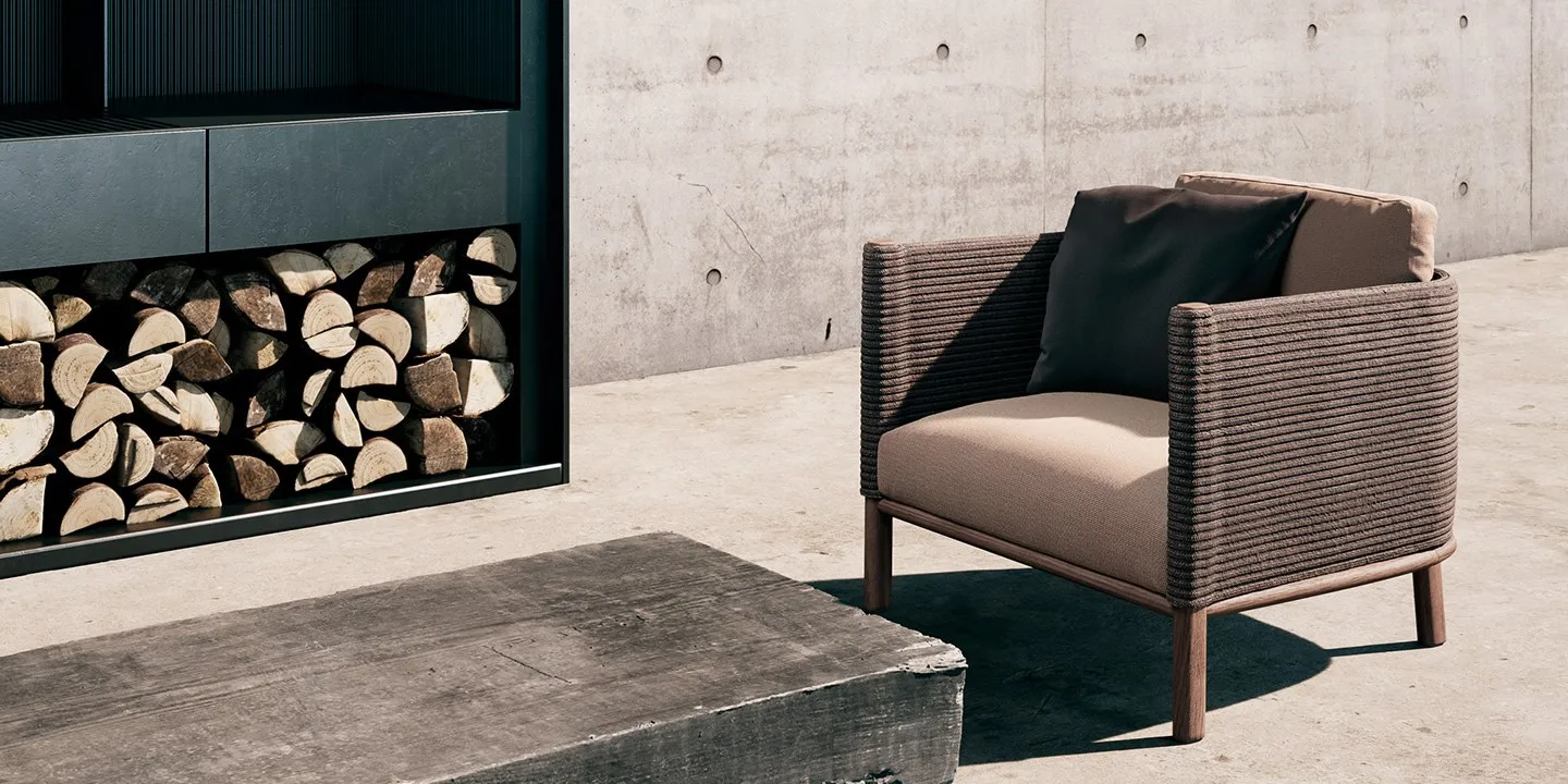 Teakhouten frame, touwvlechtwe - Outdoor Furniture Teak recensie en prijs