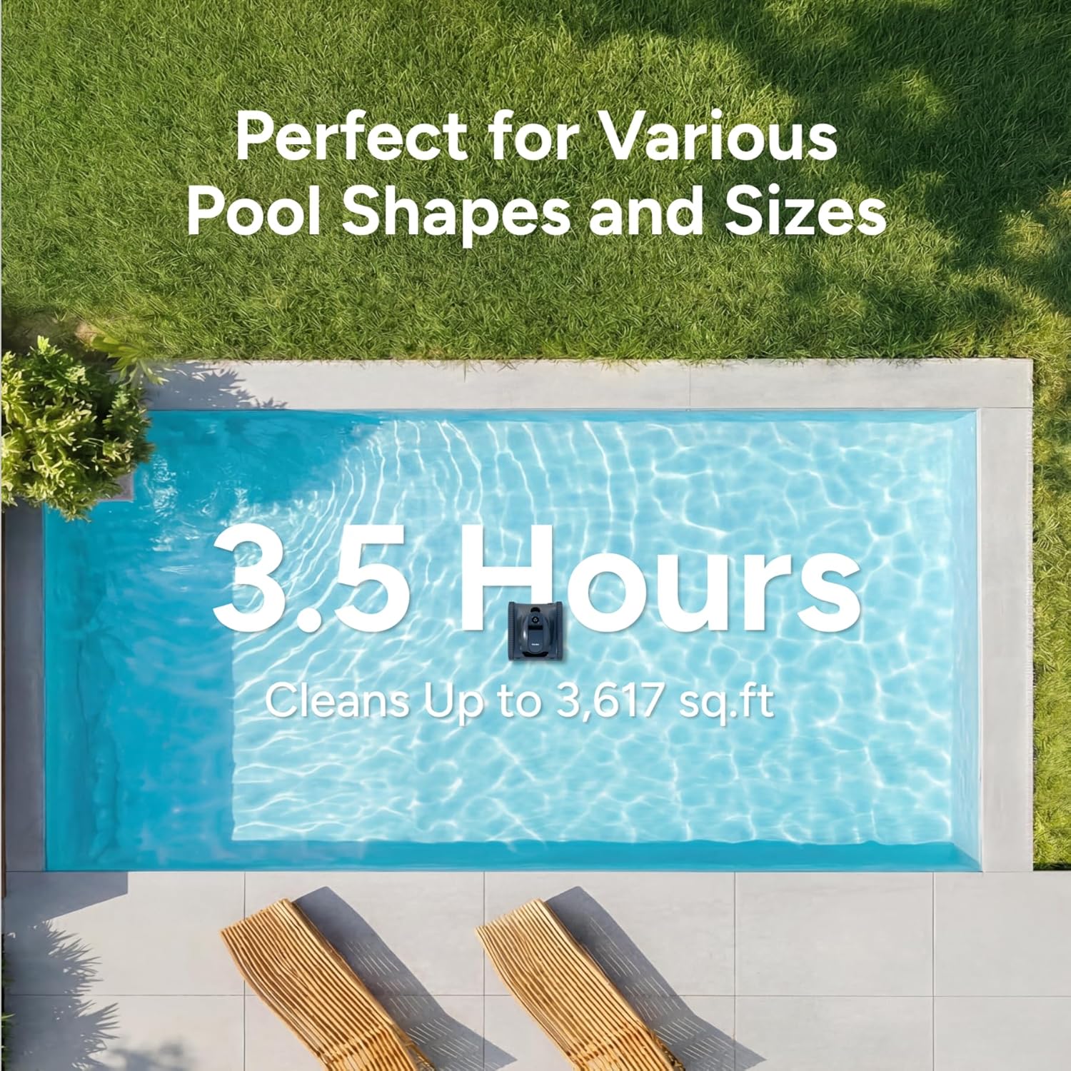 Robotische zwembadreiniger KN- - Outdoor Furniture Set recensie en prijs