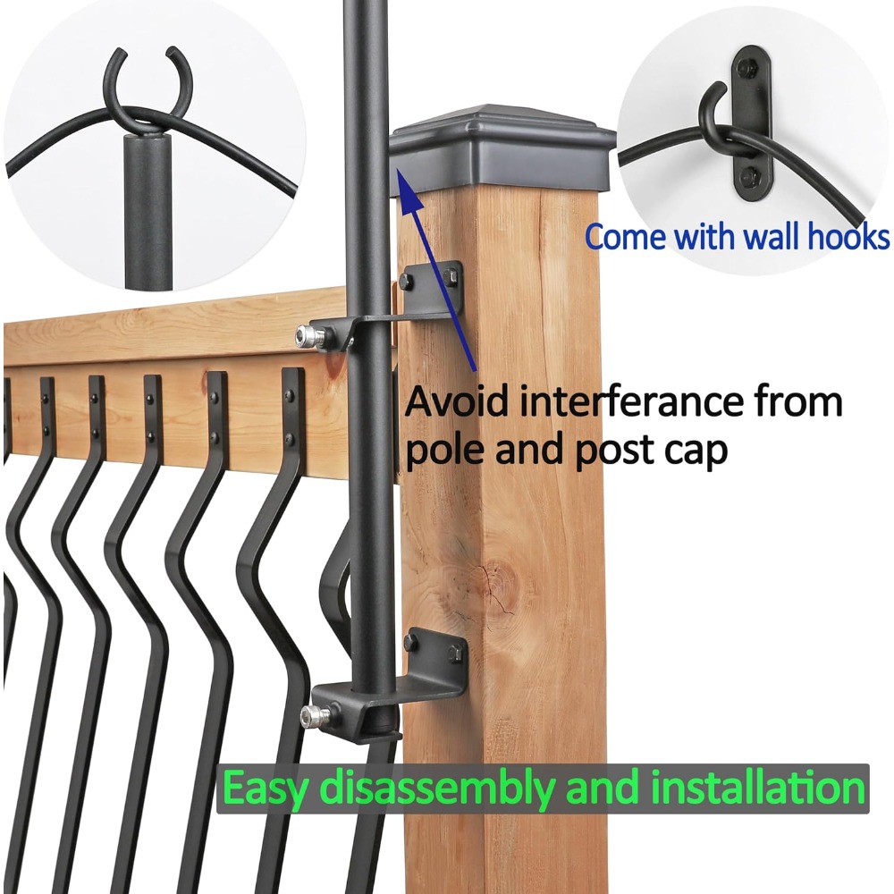 2-pack lichtslingerpalen - roe - Outdoor Furniture Set recensie en prijs
