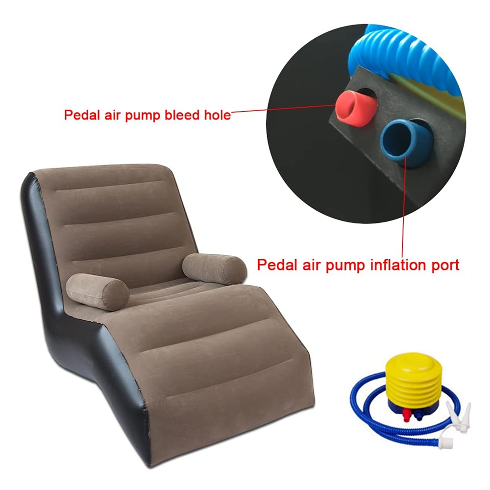 Opvouwbare luie bank, opblaasb - Outdoor Furniture Sales recensie en prijs
